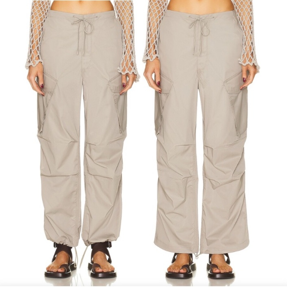 Agolde Light Tan Straight Leg Pants